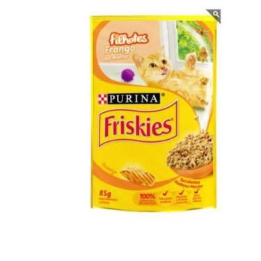 Imagem de Kit 15 Friskies Filhotes Sabor Frango Ao Molho 85G Cada - Purina Nestl