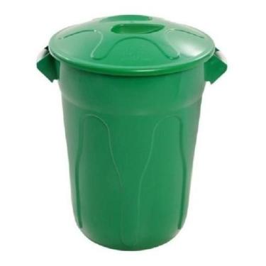 Imagem de Cesto De Lixo Tipo Balde 100 Litros Verde - JSN