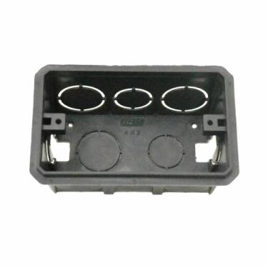 Imagem de Kit 5 Caixa de Luz Romazi 4x2" Preto - 3004