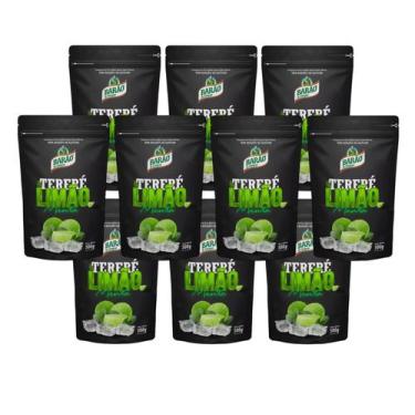 Imagem de 10 Erva Mate Tereré BARÃO MENTA LIMÃO Extra Forte 500 g - barao