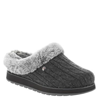 Imagem de Skechers Pantufa feminina Keepsakes-Ice Angel, Carvão, 6 Wide