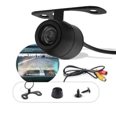 Imagem de Câmera De Ré Universal Automotiva Borboleta Parachoque Com Visão Noturna Colorida Carro Caminhonete Van