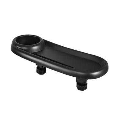 Imagem de Esquirla Bandeja de carrinho Bandeja de penteado de lanchonete infantil de lanche universal INSTRAFIGADA FÁCIL de INSTALA para FIO, Preto