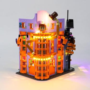 Imagem de BRIKSMAX Led Lighting Kit for LEGO-76422 Diagon Alley: Weasleys' Wizard Wheezes - Compatible with Lego Harry Potter Building Blocks Model- Not Include Lego Set