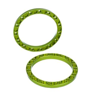 Imagem de BeaxTurbo Racing Upgrade Parts CNC Aluminum Outer beadlock Ring for LOSI Super Baja Rey 2.0 1/6 Wheel (Yellow)