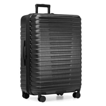 Imagem de Mala de Viagem Carry-on U.S. Traveler Boren, Policarbonato, 22 Polegadas, 8 Rodas Giratórias, Alça Alumínio, Porta USB, Preta