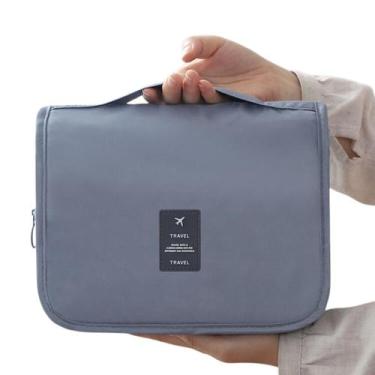 Imagem de Necessaire Bolsinha Organizadora de Viagem Unissex com Gancho - Necess