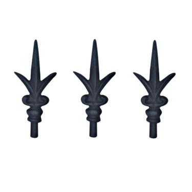 Imagem de Kit 3 Ponteiras Ponta De Lança Ferro N12 Grade Portão Muro