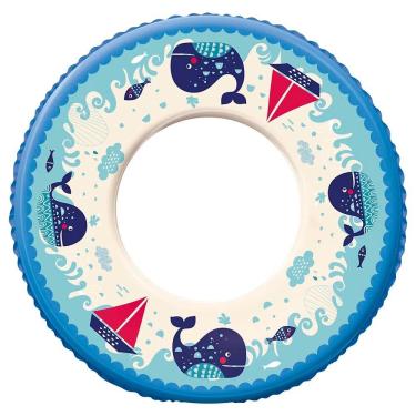 Imagem de Boia Redonda Inflavel 60cm 001812 Azul - Mor