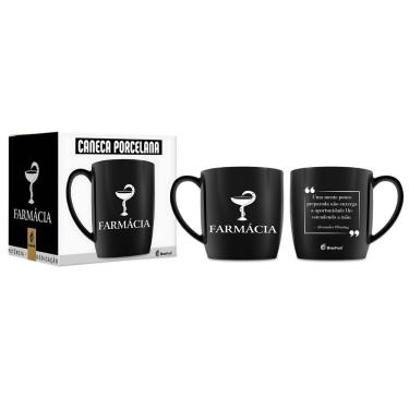 Imagem de Caneca De Porcelana Uni Cursos 300ml- Fármacia - Brasfoot
