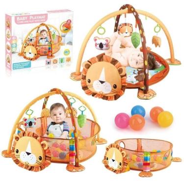 Imagem de Cercadinho Para Bebê Com 12 Bolinhas Segurança E Diversão Para Seu Pequeno