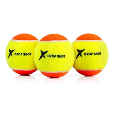 Imagem de Bola Beach Tennis Drop Shot Itf Stage 2 Pro Com 03 Bolinhas