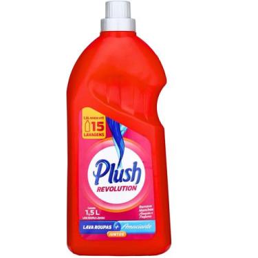 Imagem de Lava Roupas Sabão Líquido + Amaciante Plush Revolution 1,5 Litros - Sa
