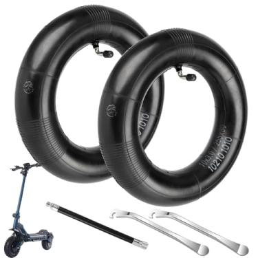 Imagem de MGDC Pacote Com 2 Câmaras De Ar Reposição 10X3 Válvula Curva Para Pneus Scooter 255X80 90/65-6.5 80/65-6.5