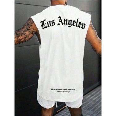 Imagem de Camisata Regatas Machão Básica Los Angele-s UNISSEX - DM Clothing Bras