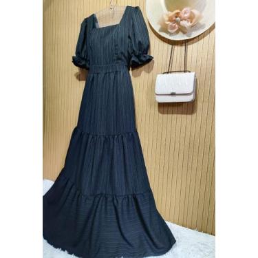 Imagem de Vestido longo moda cristã - Kelluha , Vermelho, Gg