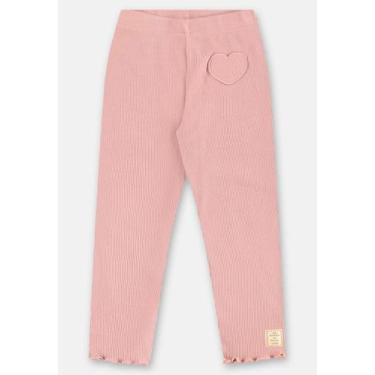 Imagem de Calça Legging Infantil em Ribana Up Baby, Rosa, 2