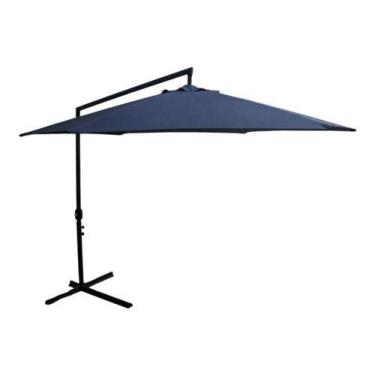 Imagem de Ombrelone Guarda Sol Suspenso 3,0m Com Manivela Base Lateral - Importw