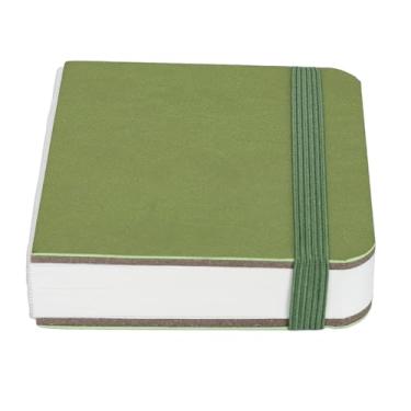 Imagem de HEEPDD Aquarela Sketchbook Água Cor Jornal Aquarela Livro 30 Folhas 300GSM Livro Branco Lay Flat 180 Graus para Esboçar Pintura Doodling Escrita Com Spiral Bound Design Portátil (Verde)