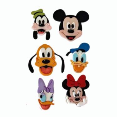 Imagem de Kit 6 Cortador Modular Mickey Minnie Pateta Pluto Disney 6CM - Embody3