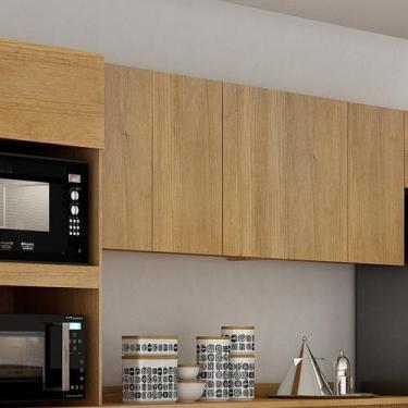 Imagem de Armário Aéreo para Cozinha 3 Portas 120cm Dakota - Valdemóveis