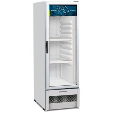 Imagem de Expositor De Bebidas Slim Vertical Vb25r Light Metalfrio Refrigerador 256 Litros Branco 220v