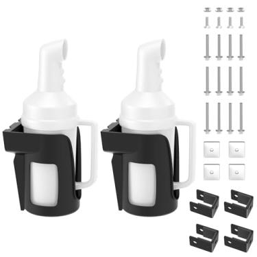 Imagem de Panglong Conjunto universal de garrafas de areia para carrinho de golfe, 2 garrafas de areia com base e alça para Yamaha, EZGO, Club Car