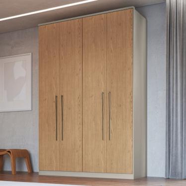Imagem de Guarda-roupa Modulado 4 Portas Elegance Niquel / Angelin