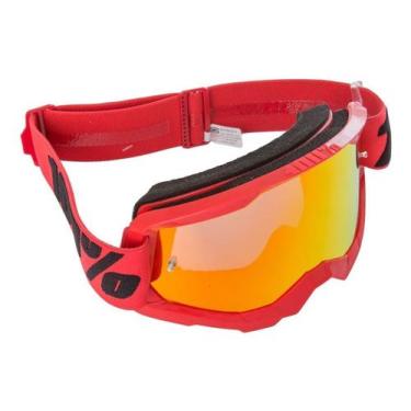 Imagem de Óculos 100% Strata 2 Lente Anti Embaçante Esportes Radicais Motocross,