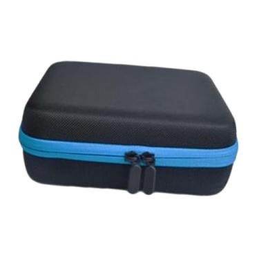 Imagem de FytStycale Caixa de dados, bolsa para dados, jogo de RPG, alça portátil, comporta 70 dados poliédricos com bandeja removível com fendas e caixa de armazenamento, Azul