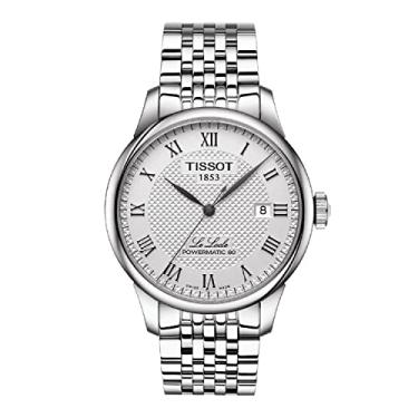 Imagem de Tissot Relógio masculino Le Locle de aço inoxidável cinza T0064071103300