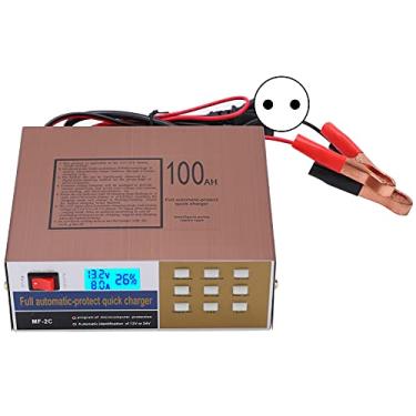 Imagem de Fafeicy Carregador de Bateria Inteligente 220W para Fonte de Alimentação de Motocicleta de Carro MF-2C (Plugue UE)