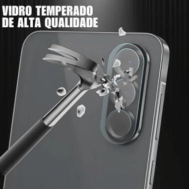 Imagem de Película de Cerâmica 9D Para Galaxy M54 + Capa Capinha Anti Impacto e Lente Proteção Câmera