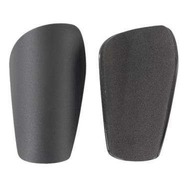 Imagem de Tachiuwa 1 par de caneleiras de futebol protetor de caneleiras mini proteção de perna equipamento de proteção para crianças adultas, Preto 10cmx6cm