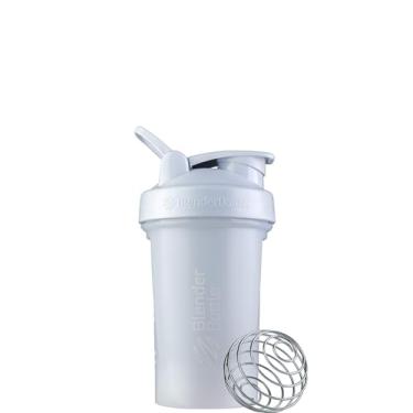 Imagem de Coqueteleira clássica V2 da BlenderBottle perfeita para shakes de proteína e pré-treino, 590 ml, branca