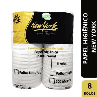 Imagem de Papel higiênico rolão new c/8 rolos - New York
