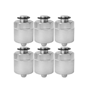 Imagem de Mysttoo 6 peças 20 mm Diesel Common Rail Fuel Injector Block-Off Cap / M20 Compatível com Cummins Duramax Linha de Combustível Injetores Tester Tool