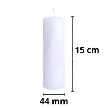 Imagem de Kit 12 Vela 7 dias Branca Votiva 200g Parafina Pura - sem marca, 12 di