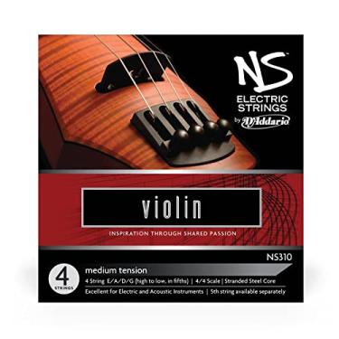 Imagem de D'Addario Cordas de violino elétrico NS310 NS, médio