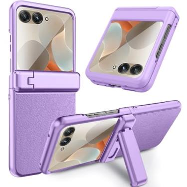 Imagem de NINKI Capa para Motorola Razr 2025/2024 com protetor de tela, capa protetora de dobradiça à prova de choque para Razr 60/50 Capa ultrafina à prova de quedas de grau militar para Moto Razr 2025/2024