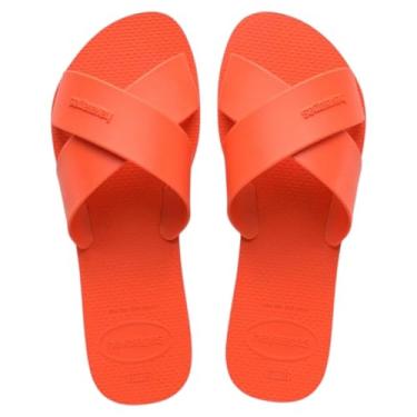 Imagem de Rasteirinhas Havainas Aqua (Laranja Sunset, BR, Adulto, Numérico, 33)