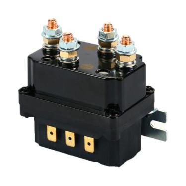 Imagem de Solenoide Rele Inversor de 4 Pinos P/ Guincho Elétrico 12v - Rei Marin
