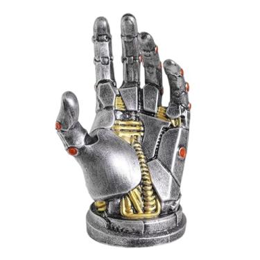 Imagem de Generic Estátua de mão robótica, enfeite de mesa, suporte para controle de jogo, estatueta decorativa para centro de mesa, sala de estar, quarto, M