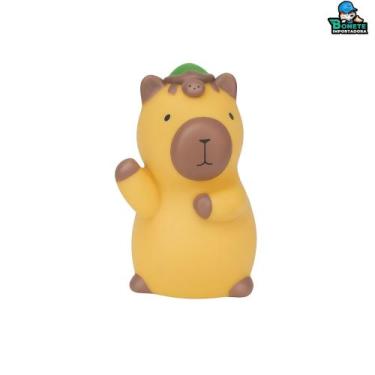 Imagem de Capivara Decorativa de Plástico Emborrachado 10cm - Toy King, capivara