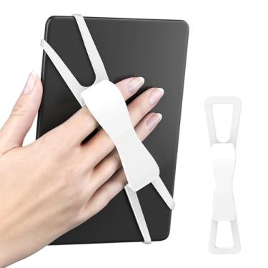 Imagem de SEPTBEAM Suporte ergonômico de silicone para Kindle e Teblets – Leitura manual, minimiza quedas e fadiga para Kindle Paperwhite/Kobo/Oasis/E-Book/Mini Teblets/telefone (branco)