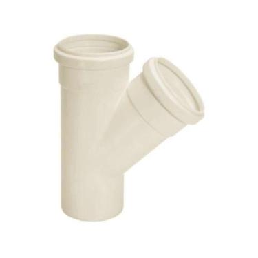 Imagem de Junção Y Esgoto 75 X 50mm Pvc Branca - Amanco - Nbr 5688