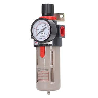 Imagem de G1/2 Filtro de ar pneumático Reutilizável 1,0MPA Ajuste máxima de ajuste do óleo de água Separador de água kit de manômetro para s de compressão de ar industrial Brass de liga de