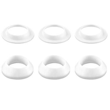 Imagem de MTQY 3 pares de peças de reposição de vedação de drenagem geral diâmetro externo 55 mm à prova d'água à prova de vazamento anel de vedação de silicone banheiro pia acessórios cozinha banheiro encaixe