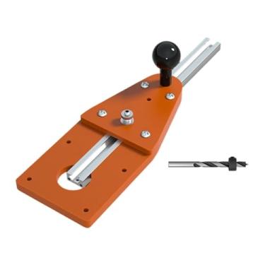 Imagem de KiBcsLic Gabarito de corte circular Ferramenta para marcenaria Reparo Acessórios leves Aparador de bordas com trilho guia para aparador elétrico manual, Trilho Curto 26cm