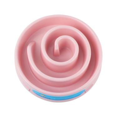 Imagem de Comedouro Lento Educador Para Cães Modelo espiral Rosa - Nyp